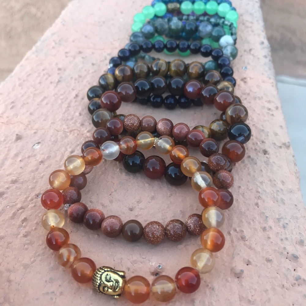 Bring Positive Energy & Healing, 10 Bracelet Set - Picture 3 of 4